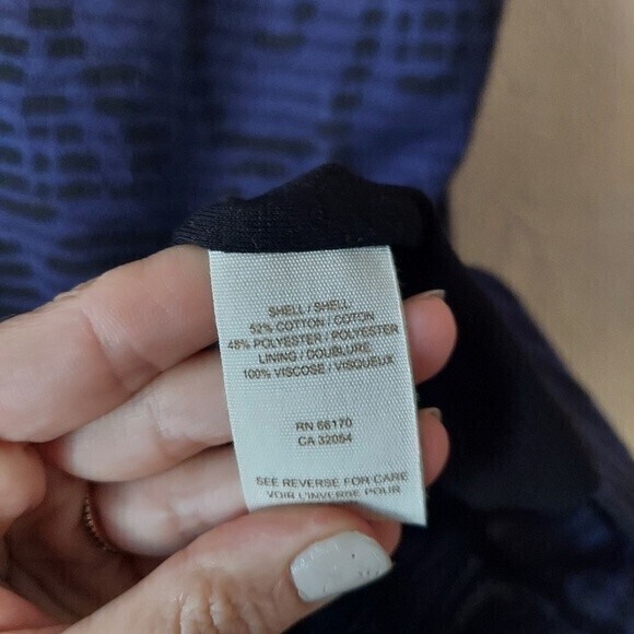 Free People blue black bodycon jacquard mini dress Sz small - Picture 4 of 7